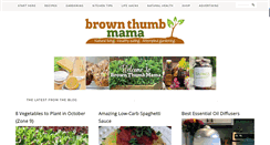 Desktop Screenshot of brownthumbmama.com